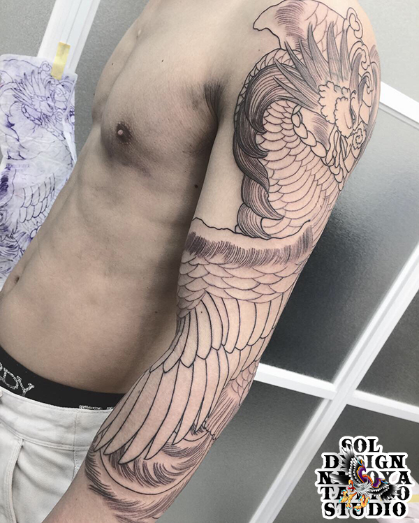 和彫り　名古屋　大須　刺青